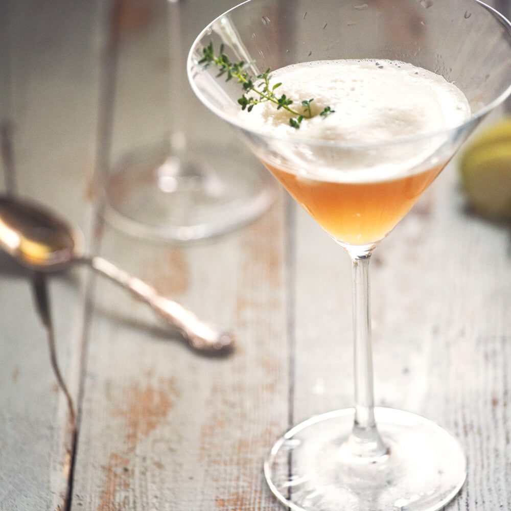 Apple Thyme Martini - Olive Oil Critic