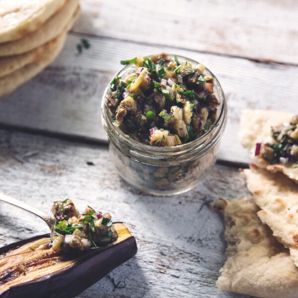 Athenian Eggplant Dip with Dill