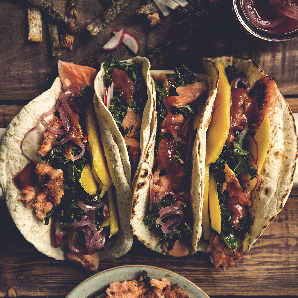 Blackened Salmon Tacos - Olive Oil Critic