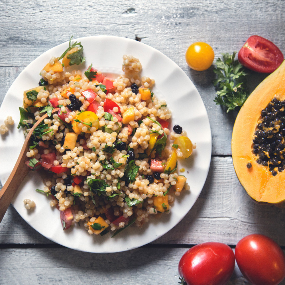 Blood Orange Couscous - Olive Oil Critic