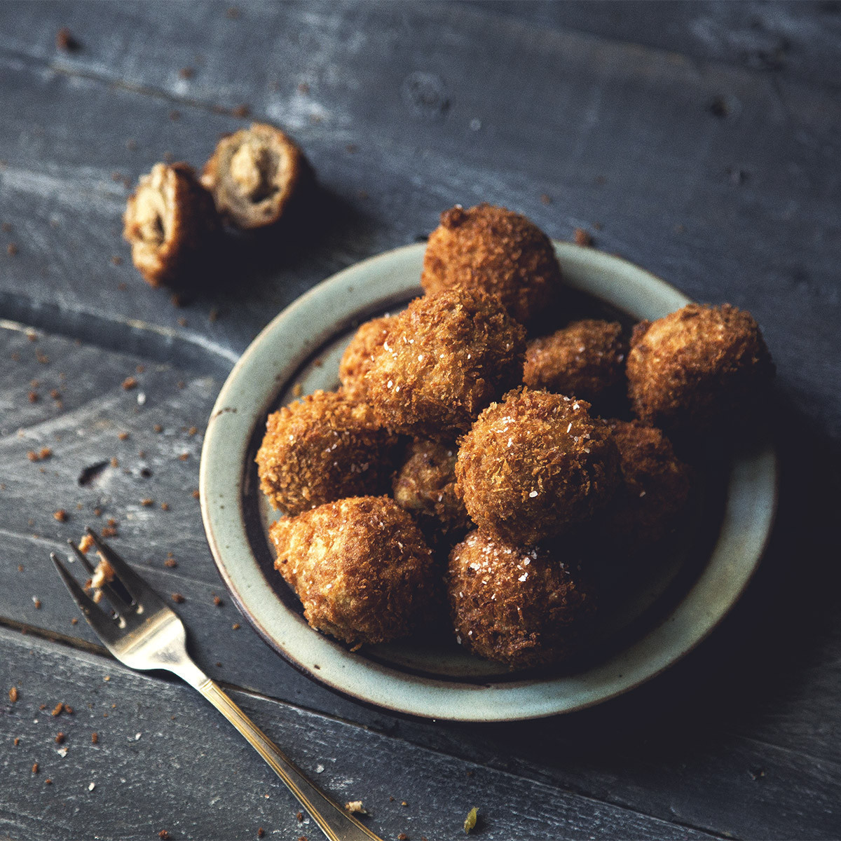 Breaded Stuffed Olives Olive Oil Critic