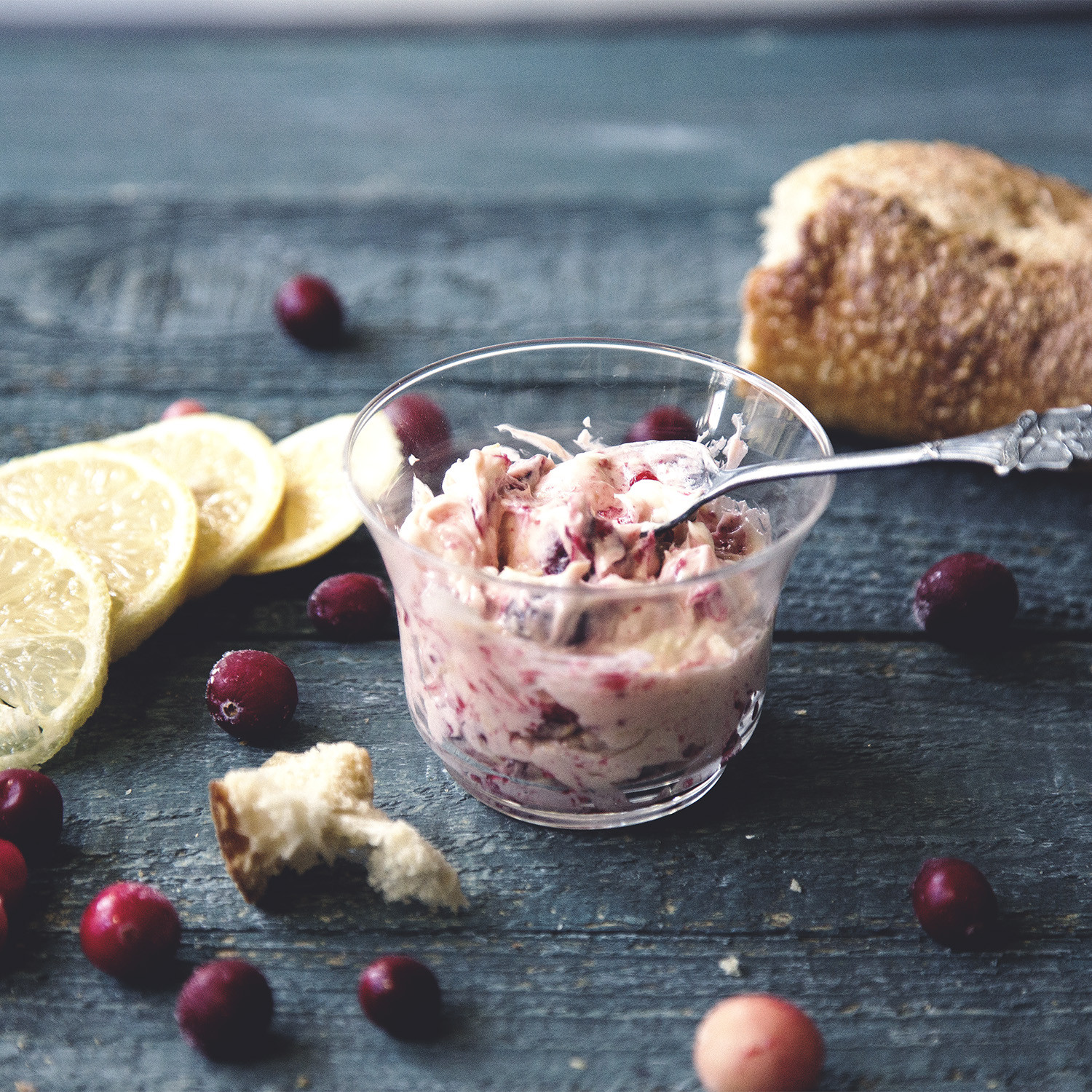 Cranberry Lemon Compound Butter - Olive Oil Critic