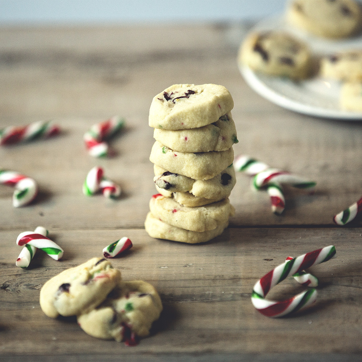 Cranberry Peppermint Shortbread Olive Oil Critic